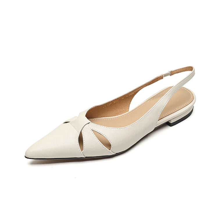 Ladies Pointy Toe Slingback Flats