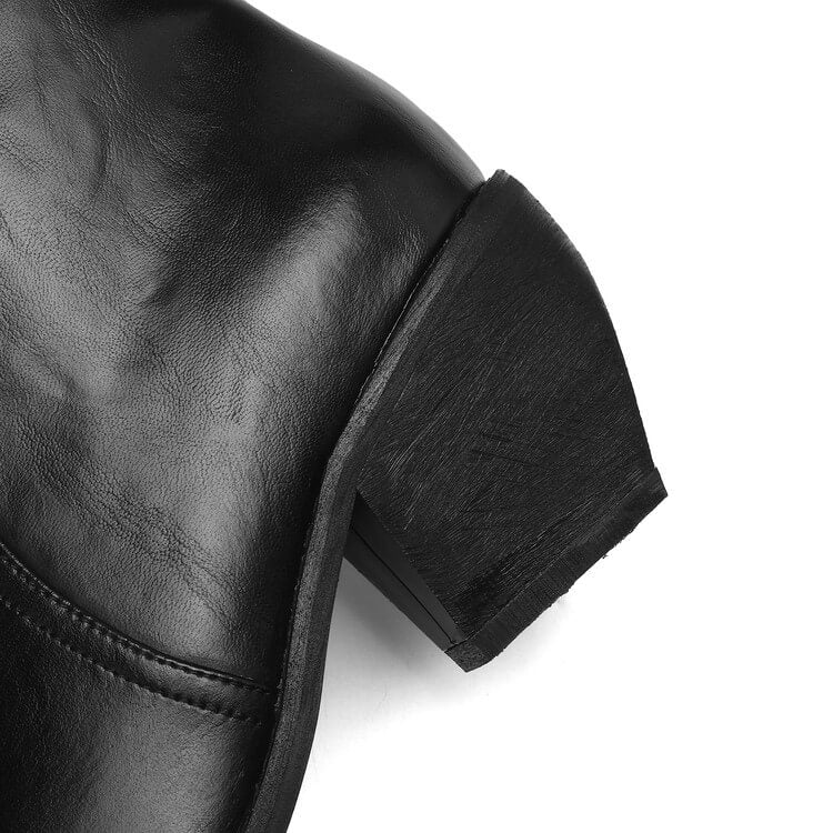 Women's Genuine Leather Western Ankle Boots Y2751 Boots Y2751