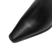 Women's Genuine Leather Western Ankle Boots Y2751 Boots Y2751