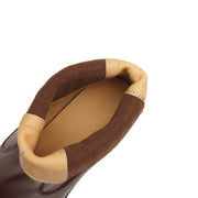 Women’s Handmade Leather Ankle Boots with Metal Tip Y2750 Boots Y2750