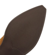 Women's Suede Western Short Boots – Slip-On Ankle Boots Y2745 Boots Y2745