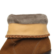 Women's Suede Western Short Boots – Slip-On Ankle Boots Y2745 Boots Y2745