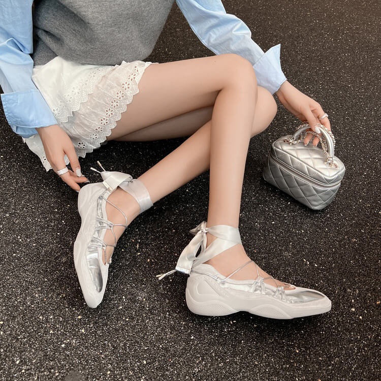 Casual Athletic Lace-Up Loafer with Cushioned Sole Y2735 Loafers Y2735