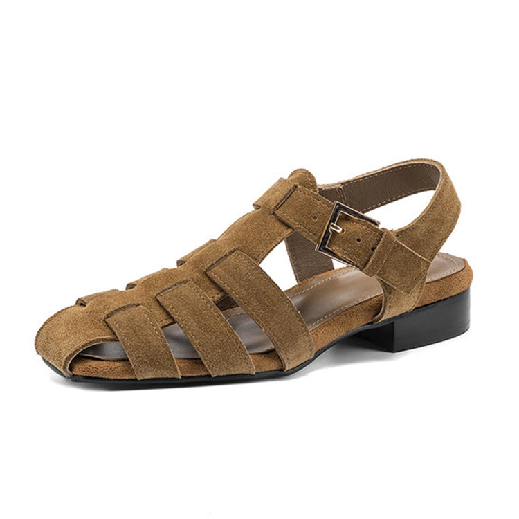 Suede Fisherman Sandals Y2800