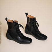 Square-Toe Leather German Army Trainer (GAT) Ankle Boots Y2763 Boots Y2763