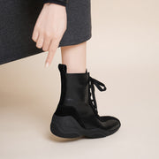 Square-Toe Leather German Army Trainer (GAT) Ankle Boots Y2763 Boots Y2763