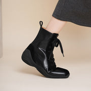 Square-Toe Leather German Army Trainer (GAT) Ankle Boots Y2763 Boots Y2763