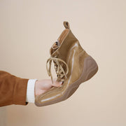 Square-Toe Leather German Army Trainer (GAT) Ankle Boots Y2763 Boots Y2763