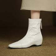 Women's Pointed-Toe Ankle Boots with Hidden Heel Y2736 Boots Y2736