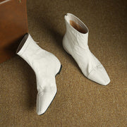 Women's Pointed-Toe Ankle Boots with Hidden Heel Y2736 Boots Y2736