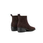 Isyou ibeauty Suede Square-Toe Ankle Boots Y2753 Boots Y2753