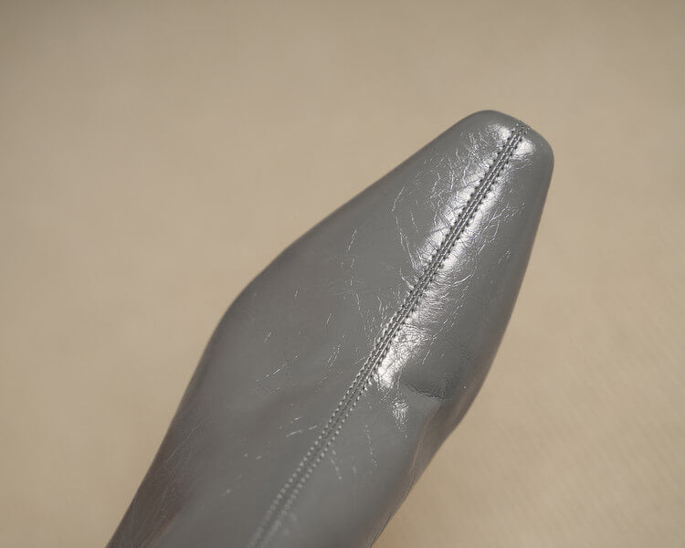 Elegant Pointed-Toe Wedge Ankle Boots - Oiled Lambskin Y2765 Boots Y2765