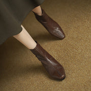 Women's Pointed-Toe Ankle Boots with Hidden Heel Y2736 Boots Y2736