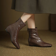 Women's Pointed-Toe Ankle Boots with Hidden Heel Y2736 Boots Y2736