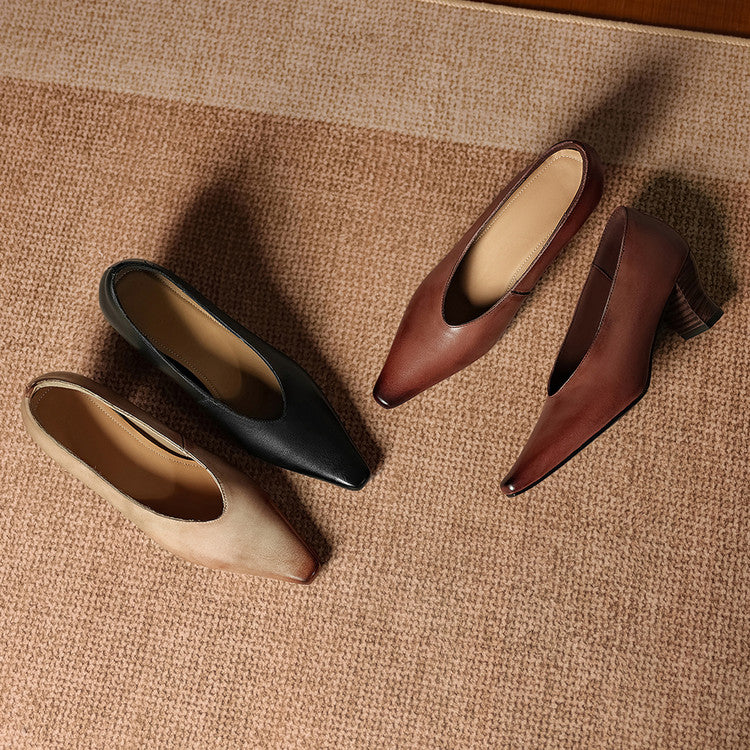 Sculptural Heels Vintage Witch Pumps Y2770